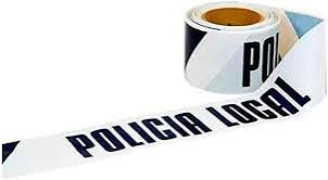 Cinta Balizamiento Policia Local 80x100m